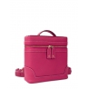 'Écrins' Sac à dos Cuir Nappa Fuchsia & Or