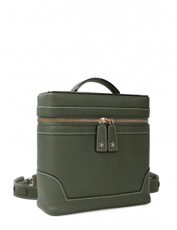 'Écrins' Nappa Leather backpack Taiga & Gold