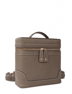'Écrins' Nappa Leather backpack Volcan & Gold