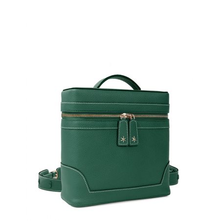 'Écrins' Nappa Leather backpack Vert Pin & Gold