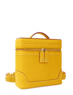 'Écrins' Sac à dos Cuir Nappa Miel & Or