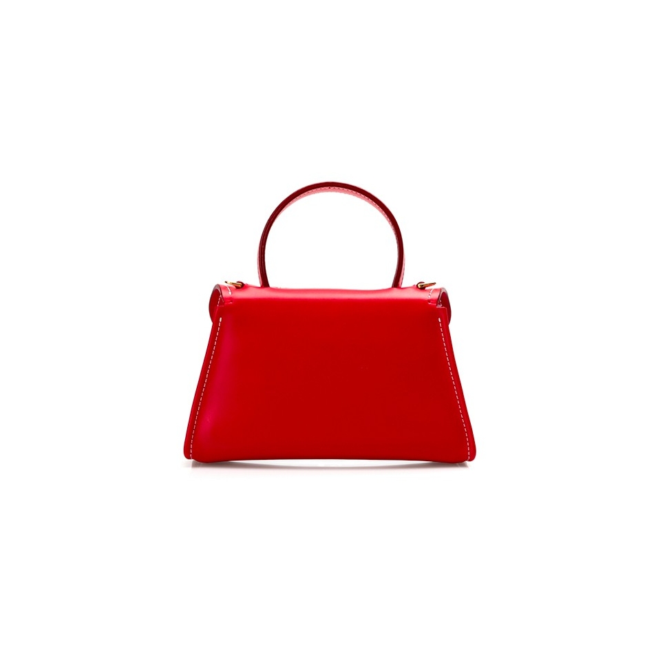 'Chantilly Silk' Leather handbag Écrevisse & Gold