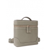 'Écrins' Sac à dos Cuir Nappa Tourterelle & Or