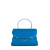 'Chantilly Bis Nuage' Sac à main Cuir Nappa Cyan & Or