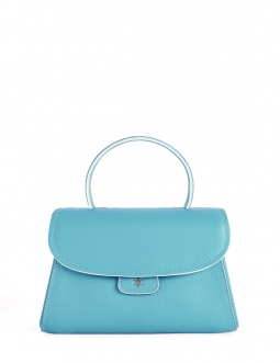 'Chantilly Bis Nuage' Sac à main Cuir Nappa Azur & Or