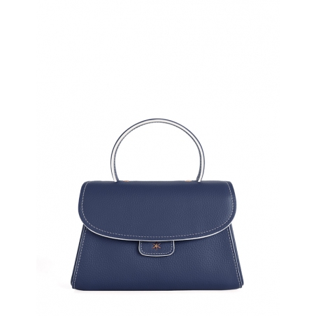 'Chantilly Bis Nuage' Nappa Leather handbag Navy Blue & Gold