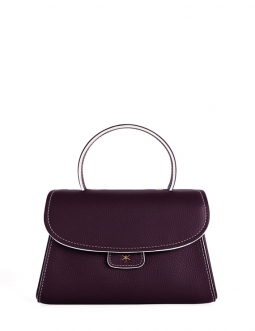 'Chantilly Bis Nuage' Nappa Leather handbag Dark Purple & Gold