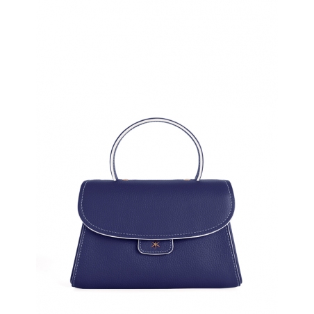 'Chantilly Bis Nuage' Nappa Leather handbag Deep Blue & Gold