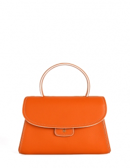 'Chantilly Bis Nuage' Sac à main Cuir Nappa Orange & Or