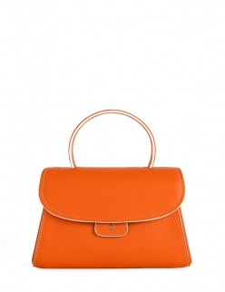 'Chantilly Bis Nuage' Nappa Leather handbag Orange & Gold