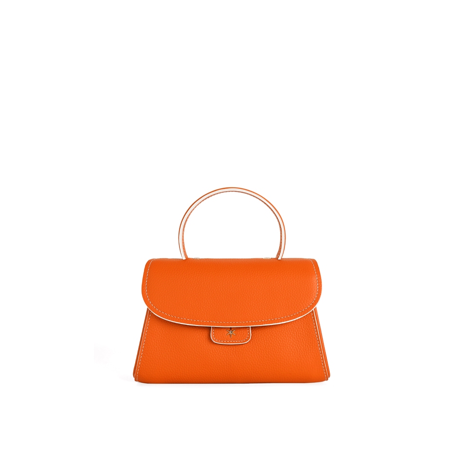 'Chantilly Bis Nuage' Sac à main Cuir Nappa Orange & Or