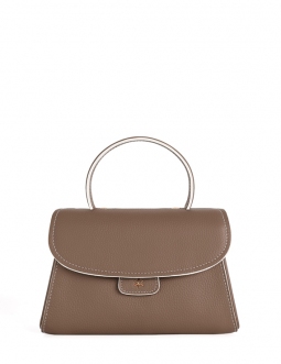 'Chantilly Bis Nuage' Sac à main Cuir Nappa Volcan & Or