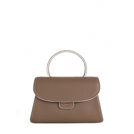 'Chantilly Bis Nuage' Nappa Leather handbag Volcan & Gold
