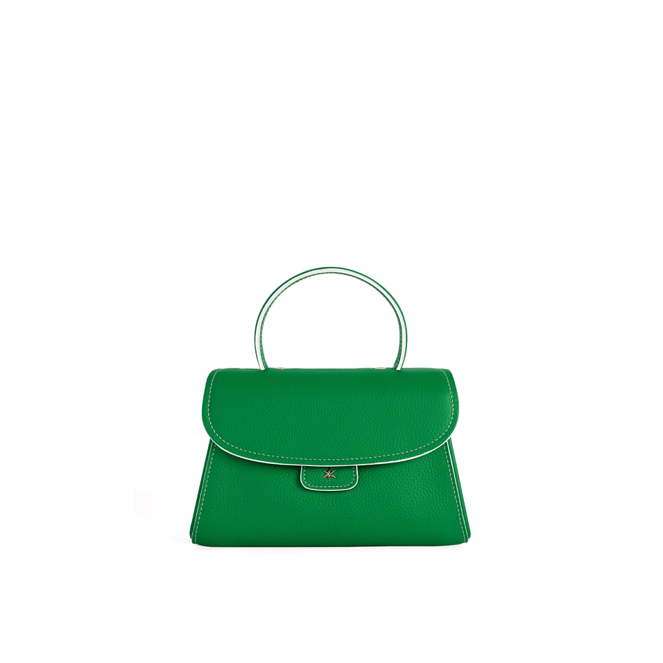 'Chantilly Bis Nuage' Sac à main Cuir Nappa Lagon & Or