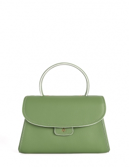 'Chantilly Bis Nuage' Sac à main Cuir Nappa Asperge & Or