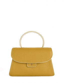 'Chantilly Bis Nuage' Nappa Leather handbag Moutarde & Gold
