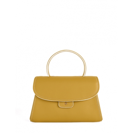 'Chantilly Bis Nuage' Nappa Leather handbag Moutarde & Gold
