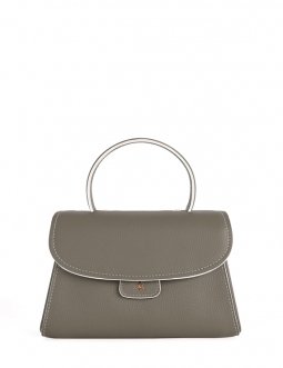 'Chantilly Bis Nuage' Sac à main Cuir Nappa Éléphant & Or