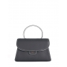 'Chantilly Bis Nuage' Sac à main Cuir Nappa Ardoise & Or