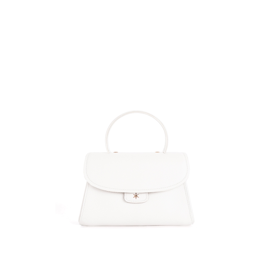 'Chantilly Bis Nuage' Sac à main Cuir Nappa Neige & Or