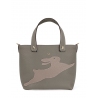 'En L'Air le Sac Lièvre' Nappa Leather Handbag Elephant Grey