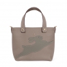 'En L'Air le Sac Lièvre' Nappa Leather Handbag Warm Grey