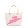 'En L'Air le Sac Lièvre' Nappa Leather Handbag Cream & Gold