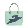 'En L'Air le Sac Lièvre' Sac Cabas Cuir Nappa Opaline & Or