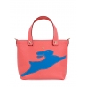 'En L'Air le Sac Lièvre' Nappa Leather Handbag Watermelon & Gold