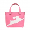 'En L'Air le Sac Lièvre' Nappa Leather Handbag Rose & Gold