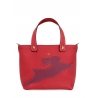 'En L'Air le Sac Lièvre' Sac Cabas Cuir Nappa Écrevisse & Or