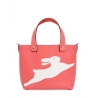 'En L'Air le Sac Lièvre' Nappa Leather Handbag Watermelon & Gold