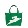 'En L'Air le Sac Lièvre' Sac Cabas Cuir Nappa Lagon & Or