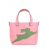 'En L'Air le Sac Lièvre' Nappa Leather Handbag Light Pink & Gold