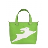 'En L'Air le Sac Lièvre' Sac Cabas Cuir Nappa Pomme & Or