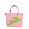 'En L'Air le Sac Lièvre' Nappa Leather Handbag Light Pink & Gold