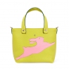 'En L'Air le Sac Lièvre' Nappa Leather Handbag Paille & Gold
