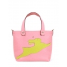 'En L'Air le Sac Lièvre' Nappa Leather Handbag Light Pink & Gold