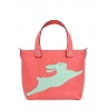 'En L'Air le Sac Lièvre' Sac Cabas Cuir Nappa Opaline & Or