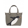 'En L'Air le Sac Pingouin' Sac Cabas Cuir Nappa Éléphant & Or