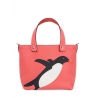 'En L'Air le Sac Pingouin' Sac Cabas Cuir Nappa Pastèque & Or
