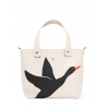 'En L'Air le Sac Oie' Nappa Leather Handbag Cream & Gold