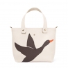 'En L'Air le Sac Oie' Nappa Leather Handbag Cream & Gold