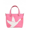 'En L'Air le Sac Oie' Sac Cabas Cuir Nappa Rose & Or