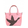 'En L'Air le Sac Oie' Nappa Leather Handbag Light Pink & Gold