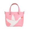 'En L'Air le Sac Oie' Nappa Leather Handbag Light Pink & Gold
