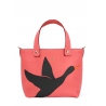 'En L'Air le Sac Oie' Sac Cabas Cuir Nappa Pastèque & Or