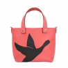 'En L'Air le Sac Oie' Nappa Leather Handbag Watermelon & Gold