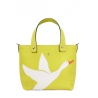 'En L'Air le Sac Oie' Sac Cabas Cuir Nappa Paille & Or