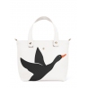 'En L'Air le Sac Oie' Nappa Leather Handbag Snow White & Gold
